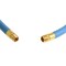 Continental 3/4" x 100' Blue EPDM Rubber Air Hose, 300 PSI, 3/4" MNPT x MNPT HZU07530-100-11 - alternate 2